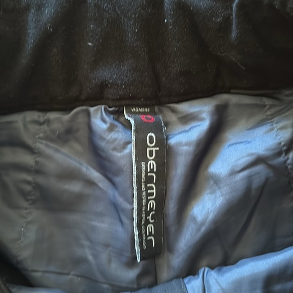 Obermeyer sz 8 women’s black ski snowboarding pants great pre owned condition - Picture 4 of 12
